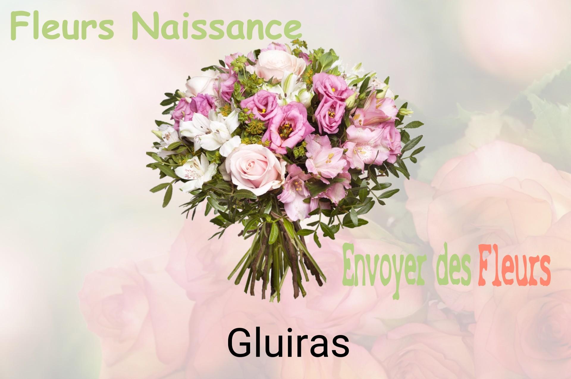 Bouquet de fleurs de naissance livré à Gluiras